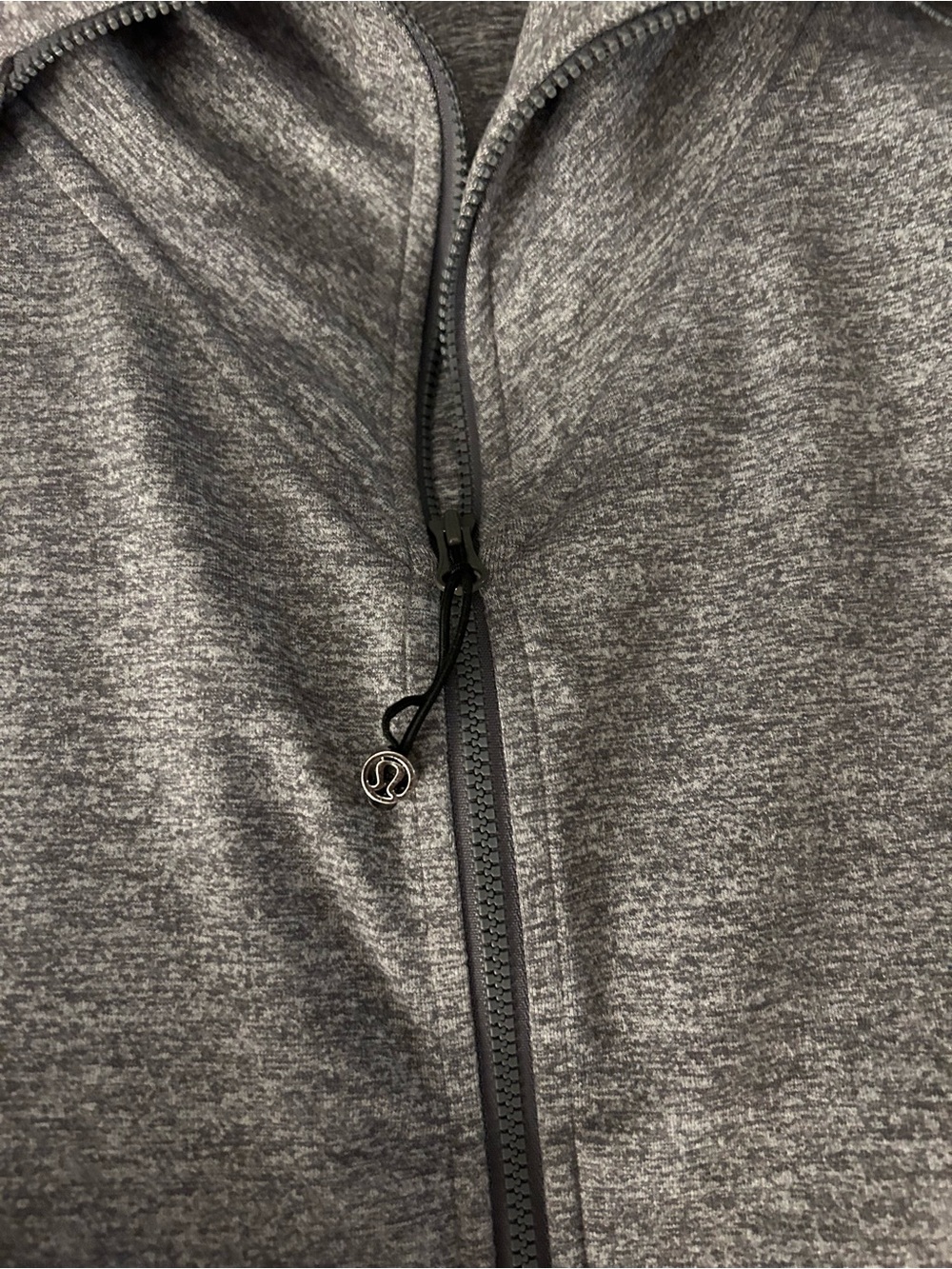 lululemon athletica Heathered Grey Full-Zip Utility Jacket size 8 - Picture 2 of 4